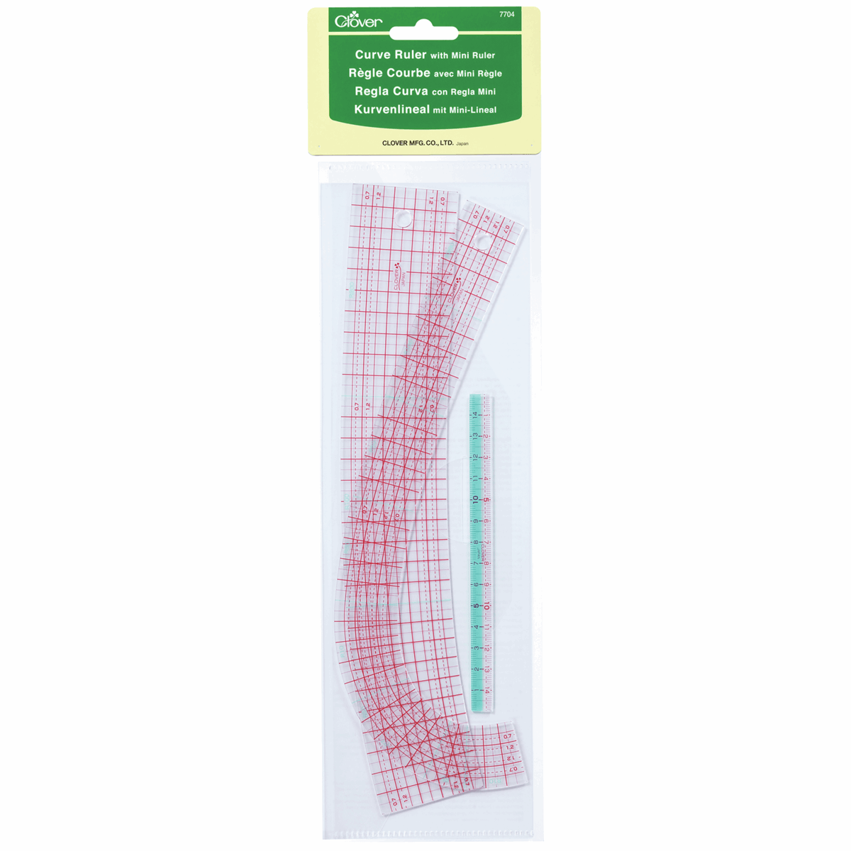 Clover - Curve Ruler Set 051221770067 Rulers & Templates