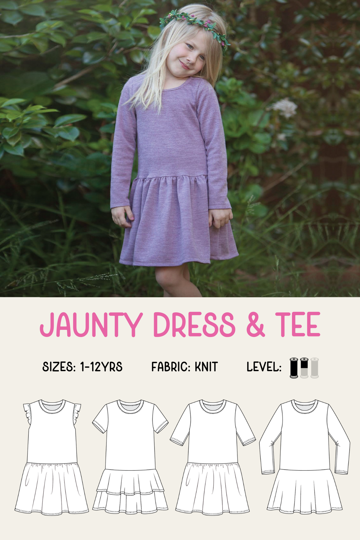 Tadah! Patterns - Jaunty Knit Dress