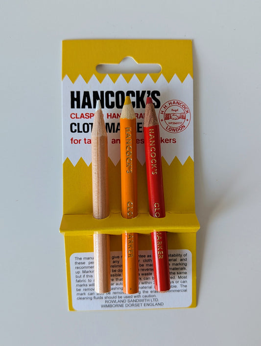 Hancock's - Cloth Marking Pencils - 3 Pack